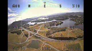 preview picture of video 'National Arboretum Canberra from the air - funny fpv crash, Hobbyking SD DVR'