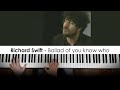 Richard Swift - Ballad of you know who (Piano Cover) | Dedication #911