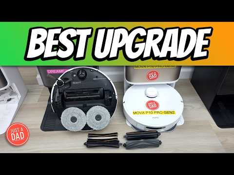 Replacement Main Brush,Compatible for Roborock Qrevo S/Qrevo Pro - Robot Vacuum Cleaner Accessories Parts(4pcs) video review thumbnail
