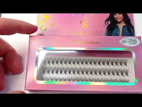 CARTELA DE CÍLIOS TUFINHO 20 P 10 MM 0.08D SABRINA SATO