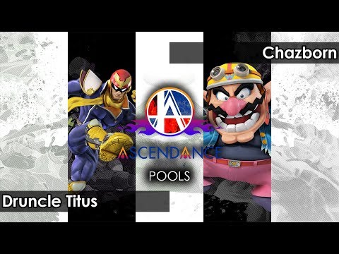 Smash 4: Druncle Titus (Captain Falcon) V Chazborn (Wario) - Ascendance 79 Tournament SSB4