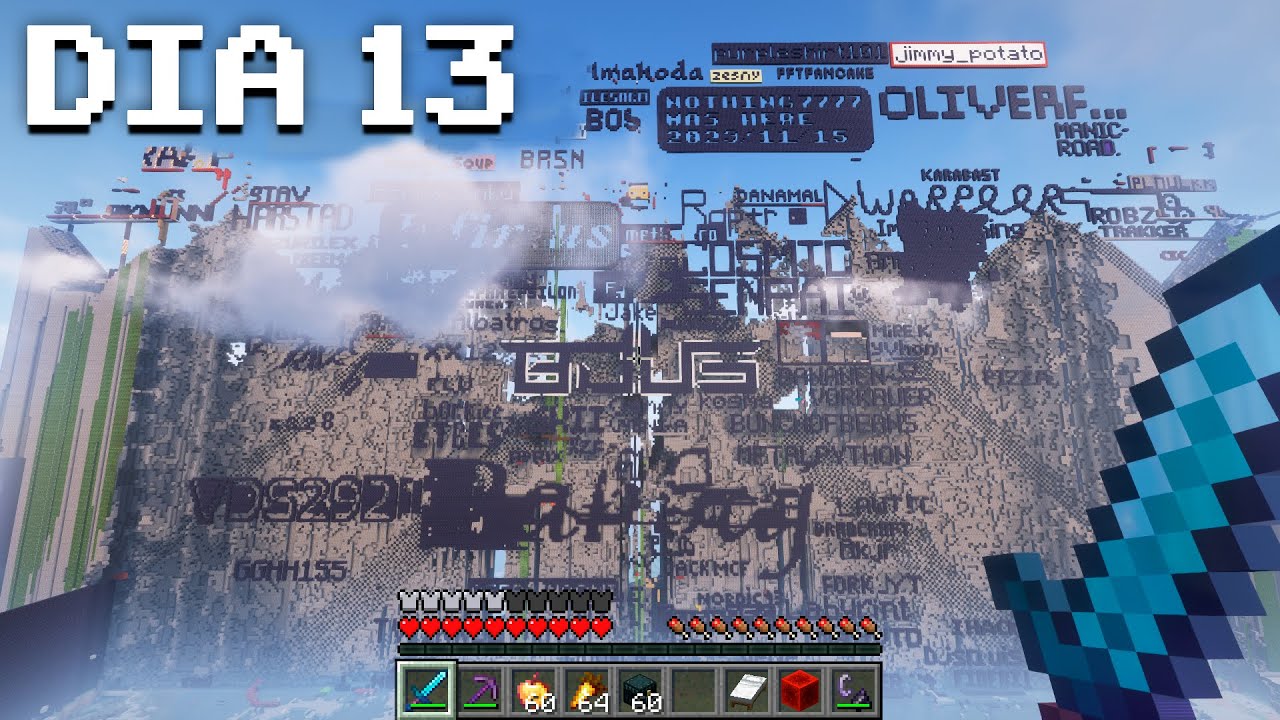 Viajé al WORLD BORDER de 2B2T (el server más antiguo)