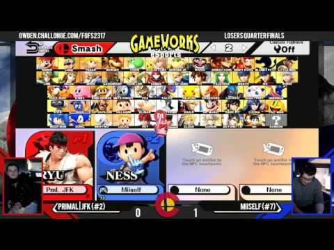 Primal | JFK (Yoshi, Ryu) Vs. Miiself (Ness) - LQF