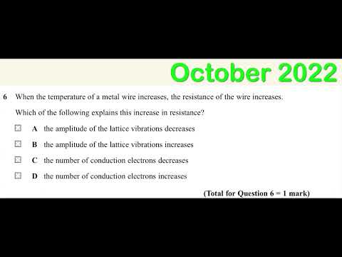 Edexcel Physics unit 2- Oct. 2022-WPH02/Oct/22 Q6 SOLVED