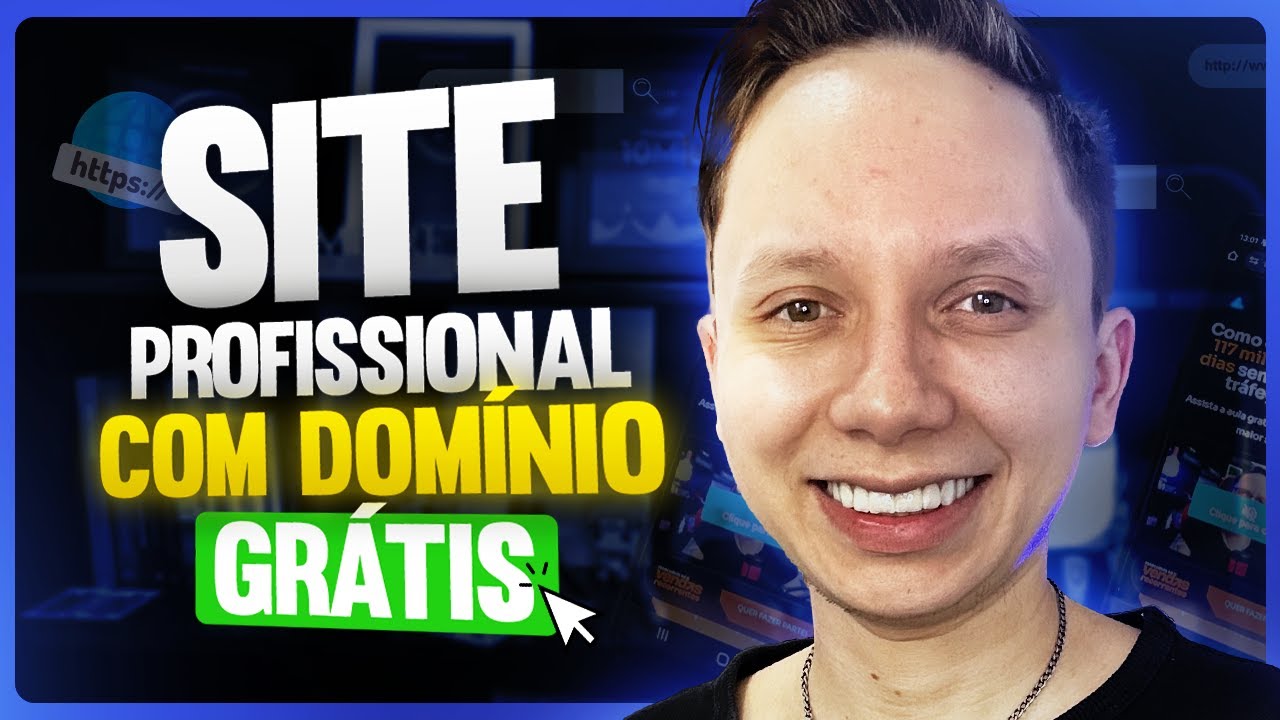 Como Criar um Site Profissional em 15 min Sem Programar do Zero (DOMÍNIO DE GRAÇA)