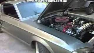 Badass 1967 Shelby GT500 Eleanor Mustang Caught Fire!