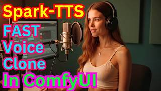 ComfyUI com Spark-TTS e Voice Clone - Um modelo eficiente de conversão de texto em fala baseado e...