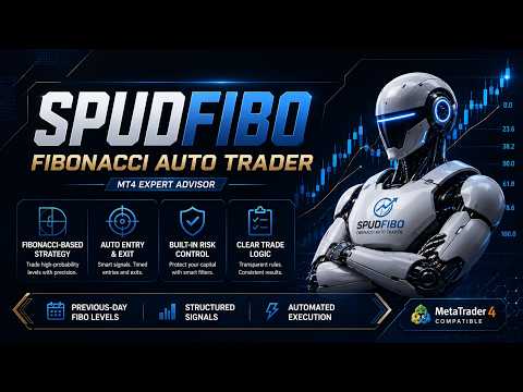 Video SpudFibo Fibonacci Auto Trader mt5