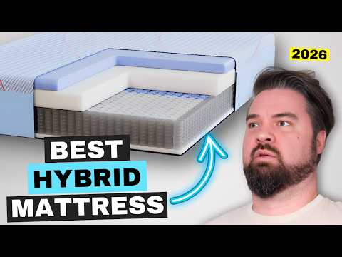 Best Hybrid Mattresses - My Top 6 Hybrid Beds Of 2026!