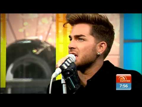 2015-08-03 Adam Lambert performing Ghost Town on Sunrise [Australia]