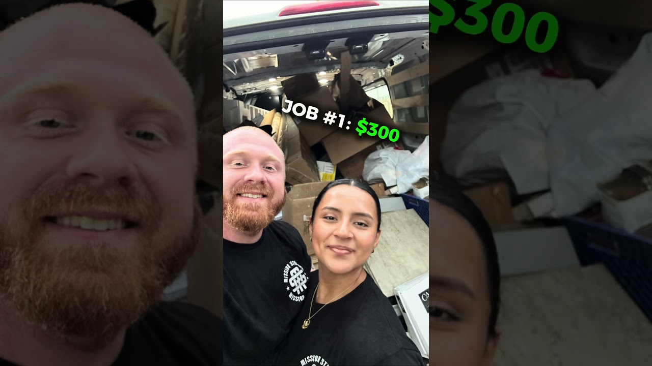 How we made $100K+ in junk removal in less than a year. Follow to learn the blueprint. #junkremoval