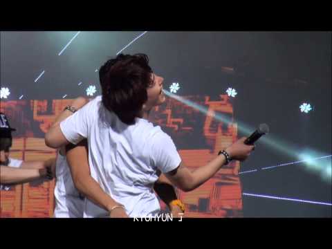 [FANCAM] (16/17) 20130914 SS5 GUANGZHOU KYUHYUN CUTE MOMENT - 健體操跟放開我! (轉載請註明出處, 謝謝!)