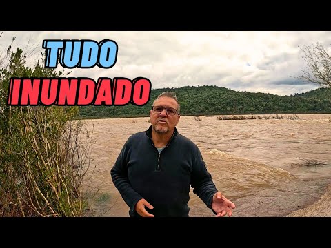 “Tudo INUNDADO no Salto do Yucumã 🌊 | Viagem de Kombi-Home no RS”