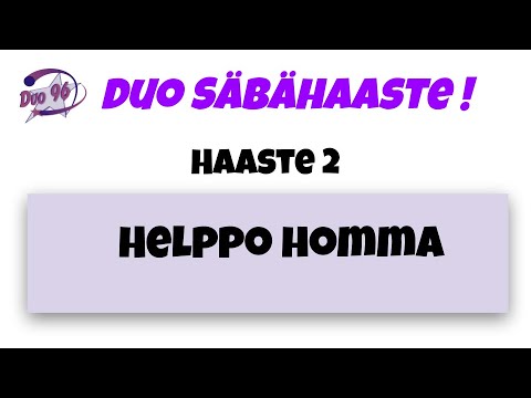 Duo Salibandy Säbähaaste 2 "Helppo Homma"