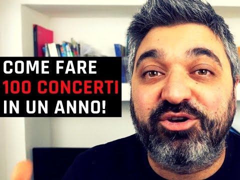 Come fare 100 concerti in 1 Anno e trovare il Booking (mia esperienza)