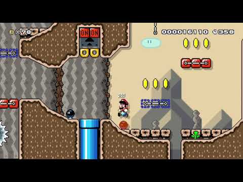 [2-2] Bob-Omb Basin by Sypher - Super Mario Maker 2 - No Commentary 1ca