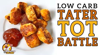 Low Carb "TATER TOT" Battle - The BEST Keto Veggie Tot Recipe!