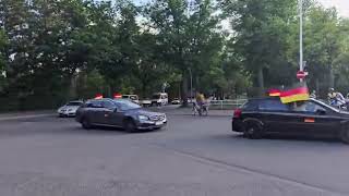 Autokorso M1llion kommt in Berlin an