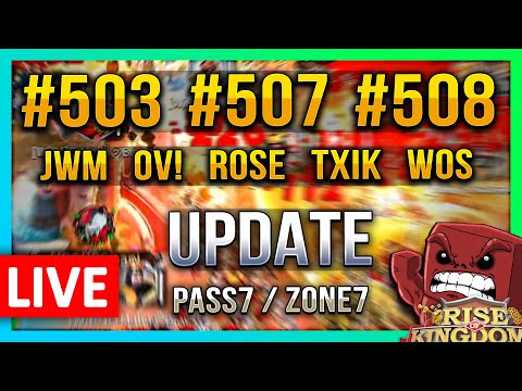 Anthem #508 #503 #507 🔴Update: JWM OV! r0se TXIK W0S - Rise of Kingdoms ROK Fleisch