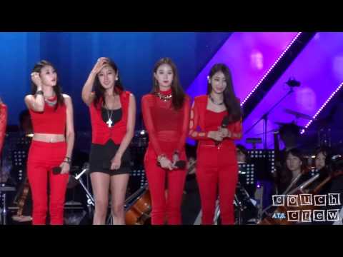 131006 Nine Muses Kyungri - Talk @ KBS Open Concert