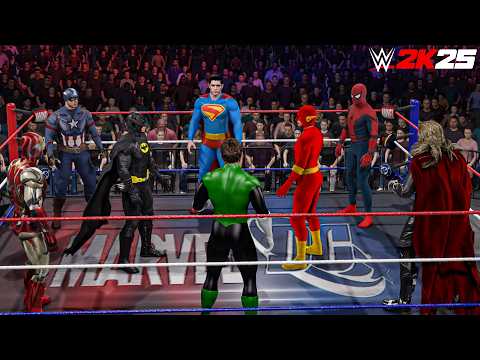 Marvel & DC Superheroes 30-Man Royal Rumble WWE 2K25