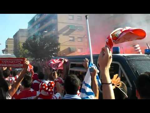 Granada CF - Celta (recibimiento a los jugadores)