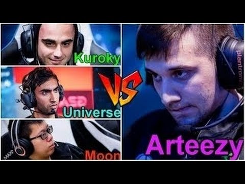 Dota 2 Arteezy Vs Universe, Moon & Kuroky : Epic Fuck Game @ Trashtalk & 20000 Net Worth C