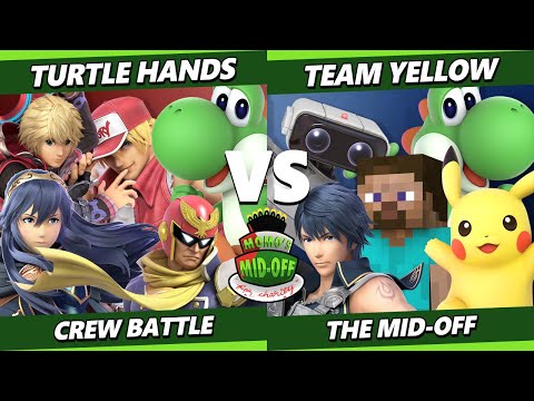 Momo's Mid-Off Crew Battle - Team Turtle Hands Vs. Team Yellow - SSBU Smash Ultimate