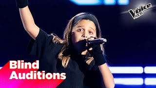 Nicolò con "90MIN" di Salmo | The Voice Kids Italy Blind Auditions