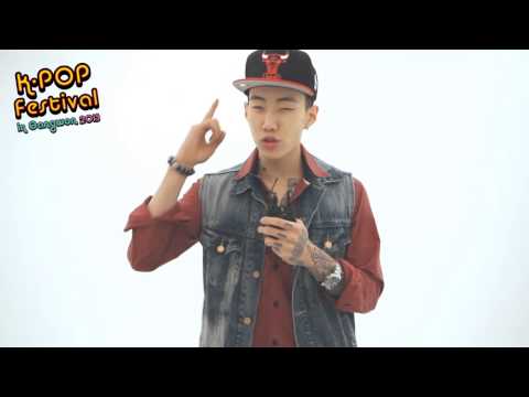 JAY PARK(박재범)'s greeting for K-POP Festival in Gangwon 2013