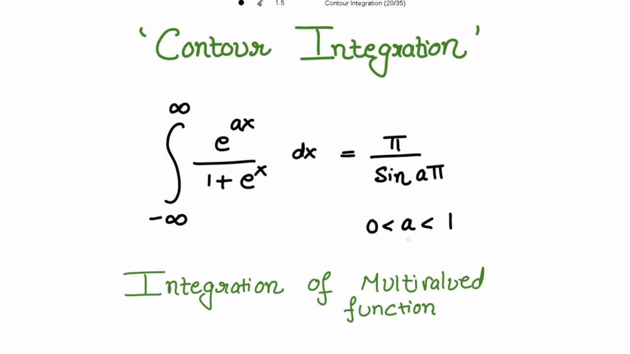 Contour Integration_Integration of Multivalued Function