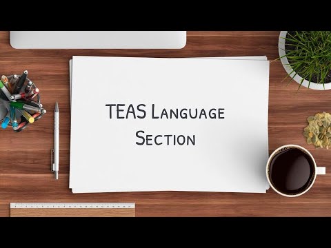ATI TEAS Test Language Section Workshop