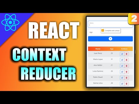 2/4 - React CRUD con context y reducer