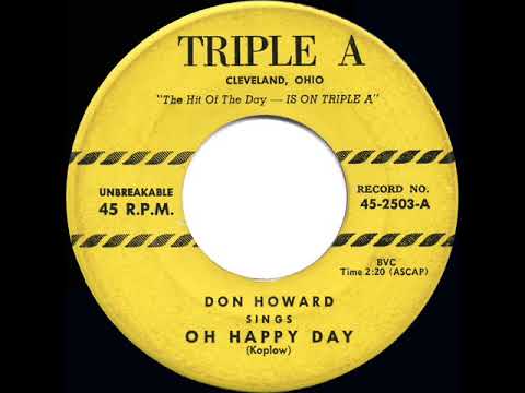 1953 HITS ARCHIVE: Oh Happy Day - Don Howard