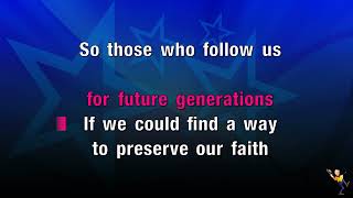For Future Generations - 4Him (KARAOKE)