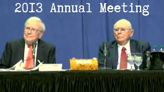 Berkshire Hathaway 2013 Annual Shareholder Meeting