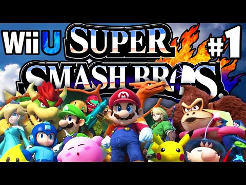 Super Smash Bros 4 Wii U PART 1 Starting Roster Character Unlock Mega Man HD Gameplay Walkthrough Video