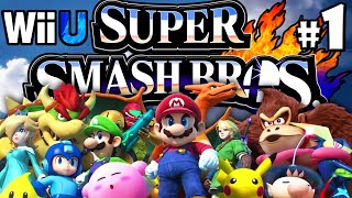 Super Smash Bros 4 Wii U PART 1 Starting Roster Character Unlock Mega Man HD Gameplay Walkthrough