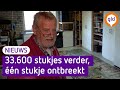 Jan is na twee jaar klaar met megapuzzel | Omroep Gelderland