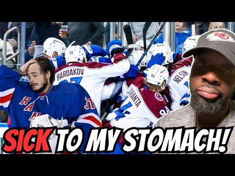 IM DISGUSTED!! Avalanche vs Rangers Game Highlights | 12/6 (REACTION)