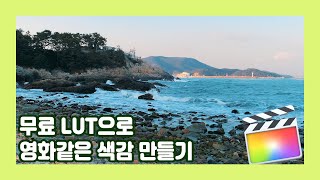 [Sera의 파컷인셍] Final cut pro X 강좌 24 - 무료 LUT으로 영화같은 색보정하기