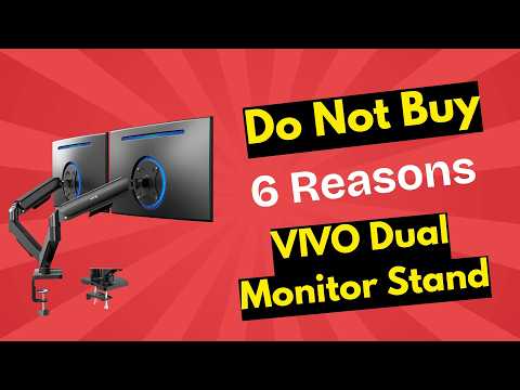 VIVO Premium Dual Monitor Arm Wall Mount, Fits Ultrawide Screens up to 45 inch, 44 lbs per Arm, Counterbalance Articulating, Heavy Duty Double Monitor Wall Mount, Max VESA 100x100, Black, MOUNT-V202V video review thumbnail