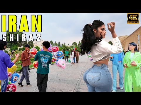 4K Walking Tour Shiraz 🇮🇷 Walk Around Karim Khan Castle & Old Town