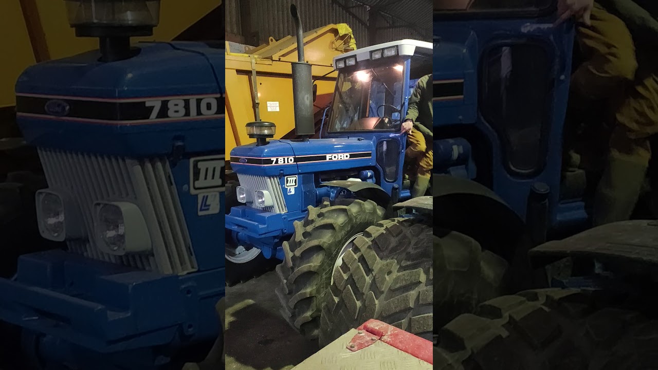 Old Ford 7810 Tractor 100 BHP U.K.