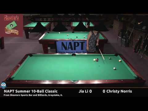 Jia Li vs Christy Norris - NAPT 2016 Summer 10-Ball Classic