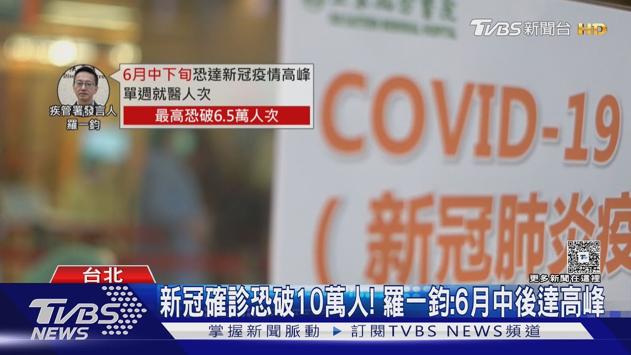新冠確診恐破10萬人！　羅一鈞：6月中後達高峰
