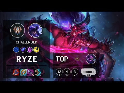 Ryze Top vs Kennen - EUW Challenger Patch 10.15