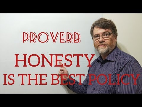 English Tutor Nick P Proverbs (175) Honesty is the Best Policy