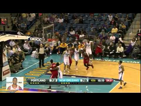 Wesley Matthews 24 points (6 threes) vs New Orleans Hornets - Highlights 3/10/2013
