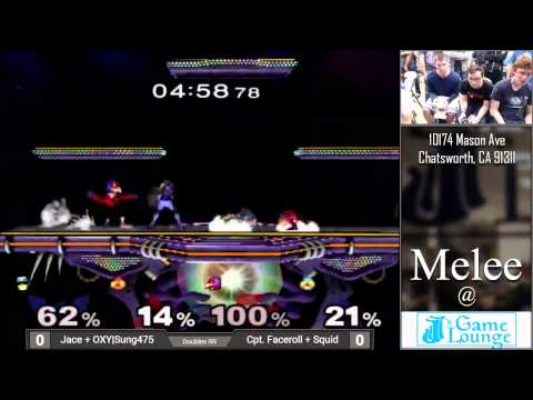 Melee at JJ's 16 - Jace + OXY | Sung475 vs. Captain Faceroll + Squid - Round Robin Doubles